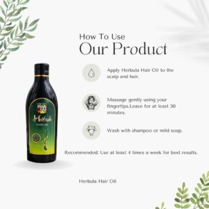 Herbula Hair Oil 200mL herbula hair oil 200ml